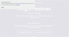Desktop Screenshot of knightfeatures.com
